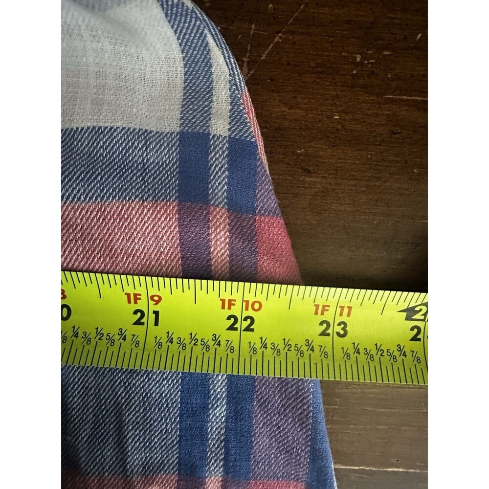 Joules Dress Womens 8 Pink Blue Plaid Sleeveless Tie Belt Midi Cottage New - Picture 8 of 14
